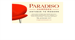 Desktop Screenshot of paradisohampden.com